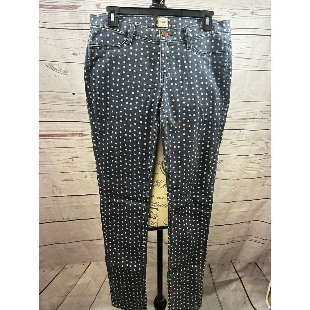 Lands End Canvas size 4 polka dot jeans